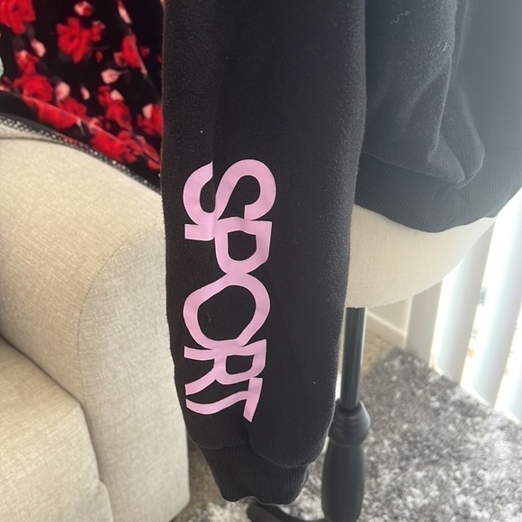 Victoria Secret Sport Women’s Black Athletic Full Zip Jacket Sz M - Picture 7 of 9